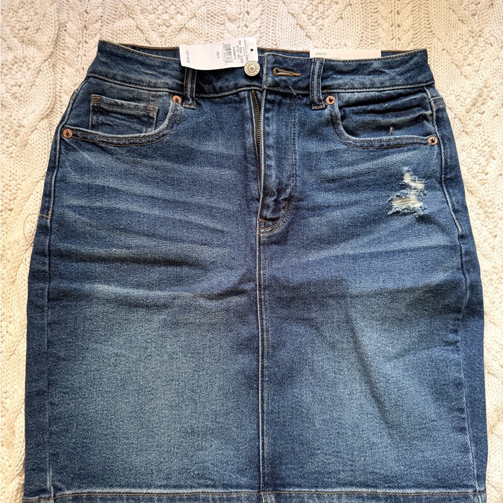 American Eagle Outfitters Blue Denim Skirt